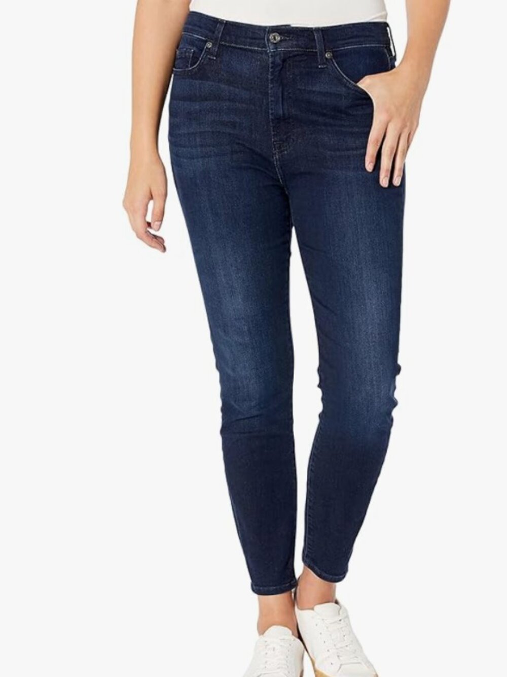 7 For All Mankind Gwenevere High Waist Ankle Skinny Jeans - Size 27